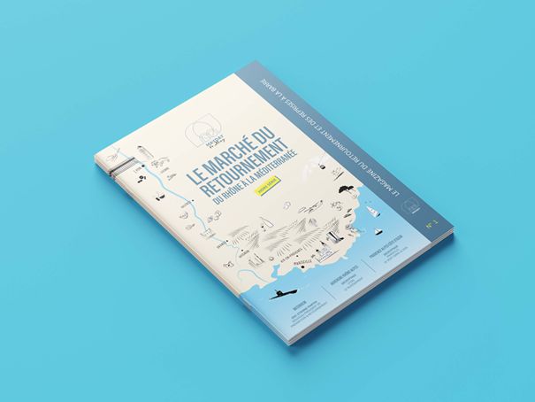 1er magazine MAYDAY numéro hors série intitulé « Le marché du retournement, du Rhône à la Méditerranée »